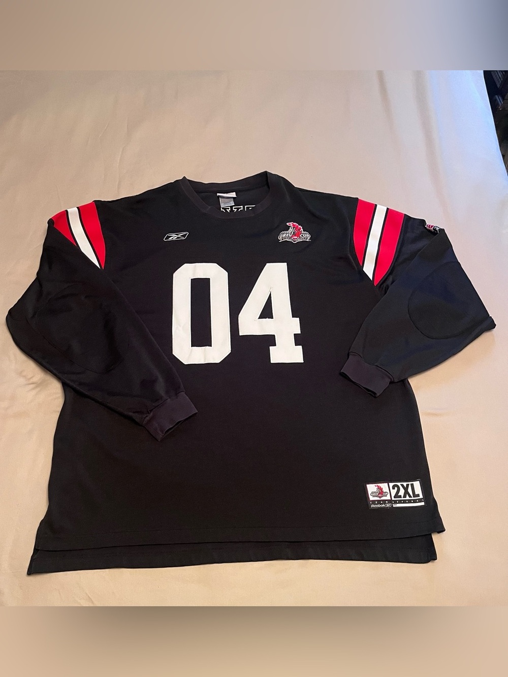 Reebok Grey Cup 2004 Old Time Football Jersey Ottawa Renegades